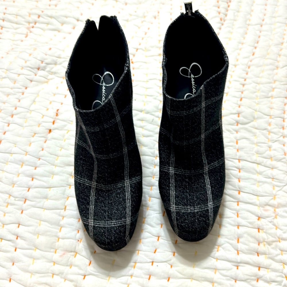 Jessica Simpson platform booties
